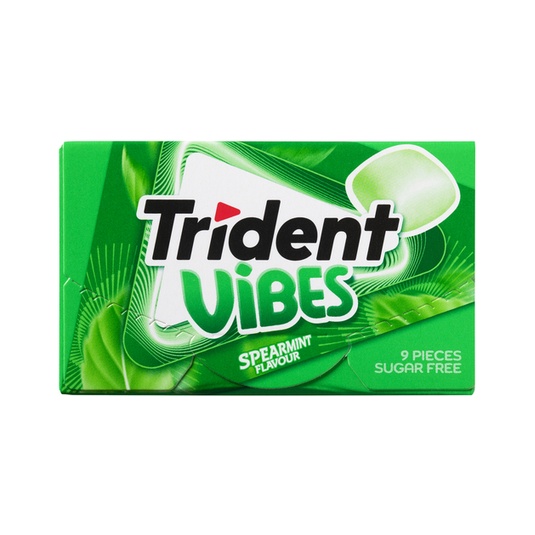 Chicles Trident Vibes hierbabuena 21g