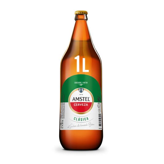 Cerveza clásica Amstel - 1l