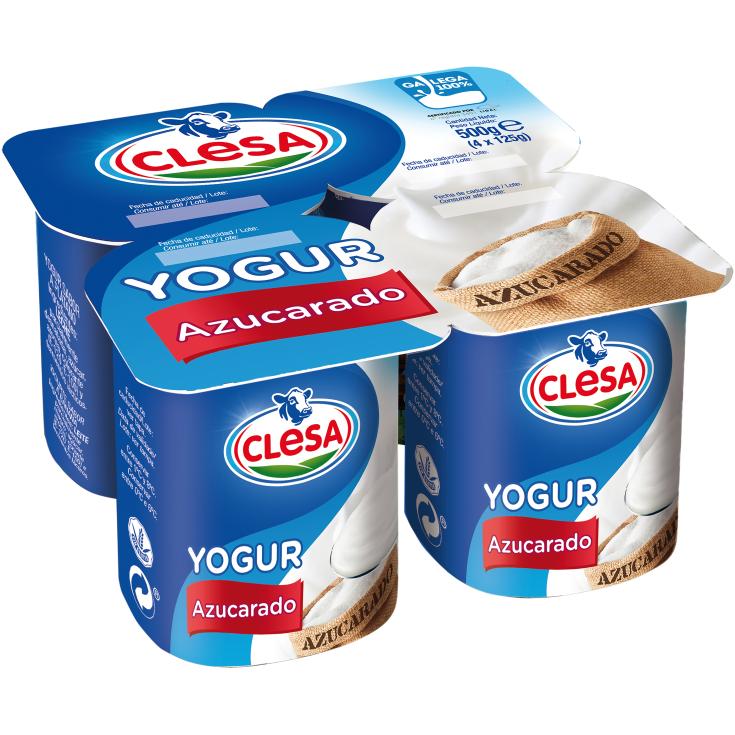Yogur Natural Azucarado 4x125g