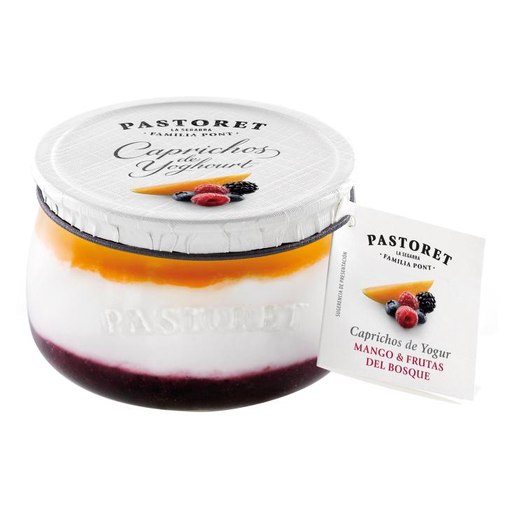 Capricho Yogur Mango y frutas del boque Pastoret - 150g