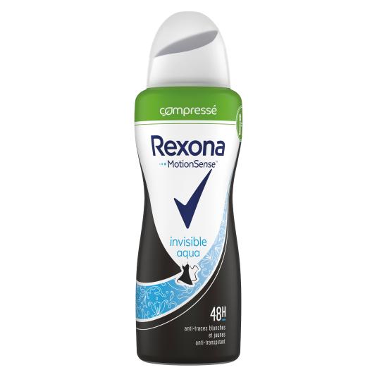 Desodorante invisible Aqua Rexona - 100ml