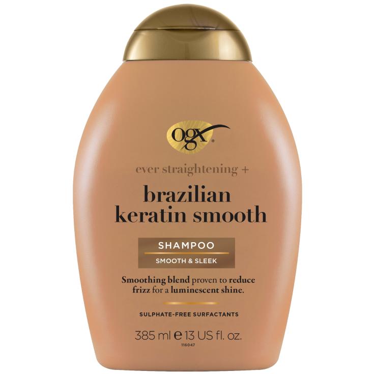 Champú alisador Brazilian Keratin Smooth Ogx - 385ml