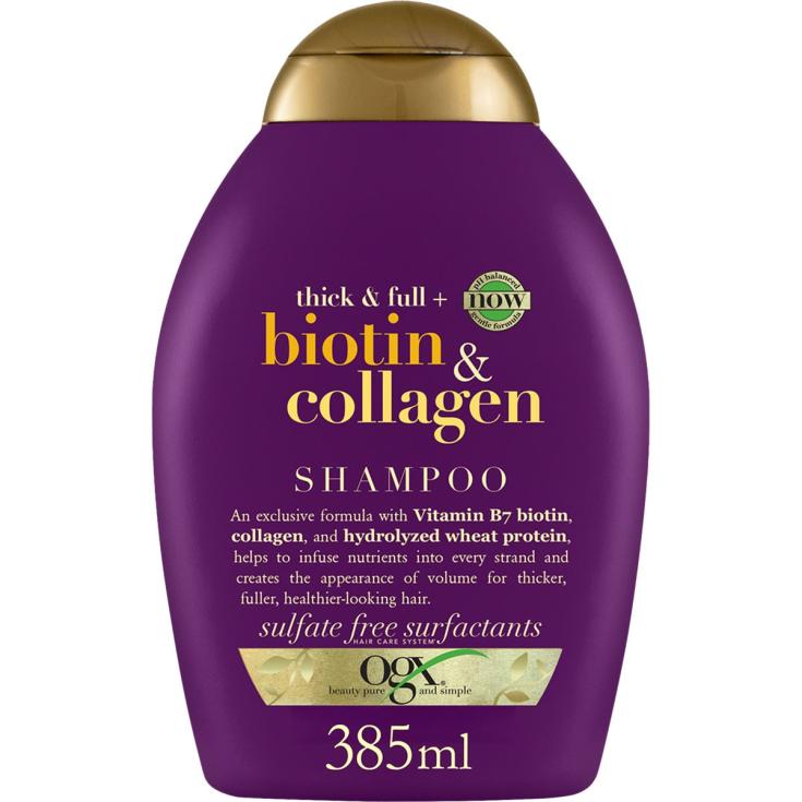 Champú volumen Biotina & Colágeno oGX - 385ml