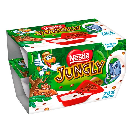 Yogur natural azucarado Nestlé Jungly - 2x105g