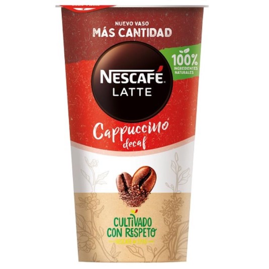 café latte capuccino descafeinado- 205 ml