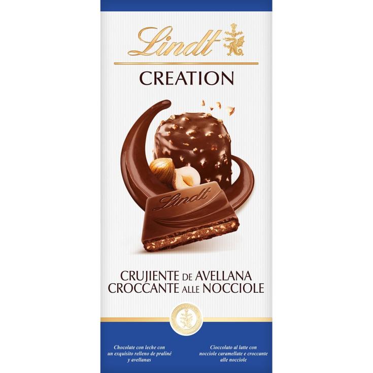 Chocolate con leche crujiente avellana Creation 150g