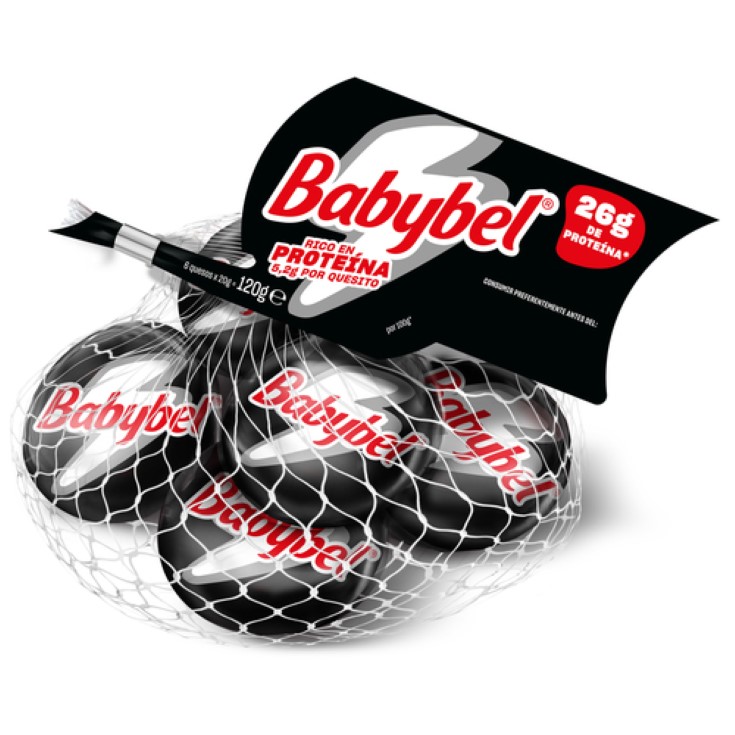 Queso mini babybel con proteinas - 6 uds