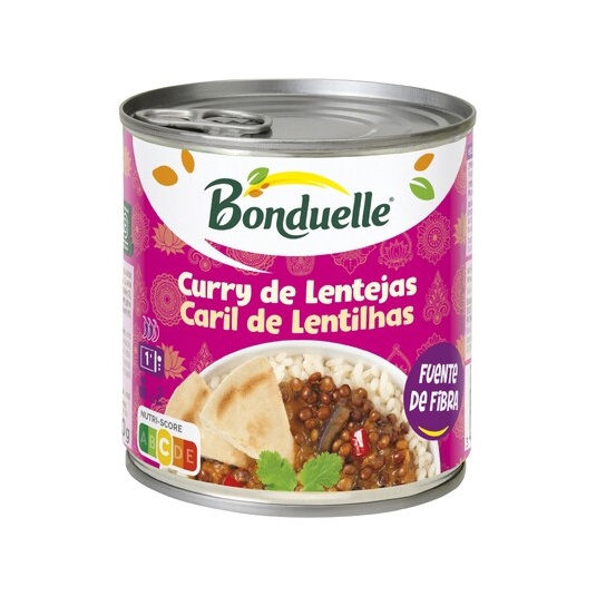 Curry de lentejas