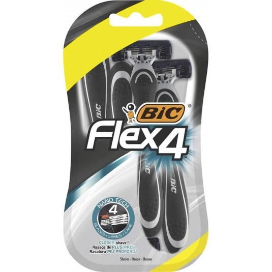 Maquinillas de afeitar Flex 4 - Bic - 4 uds