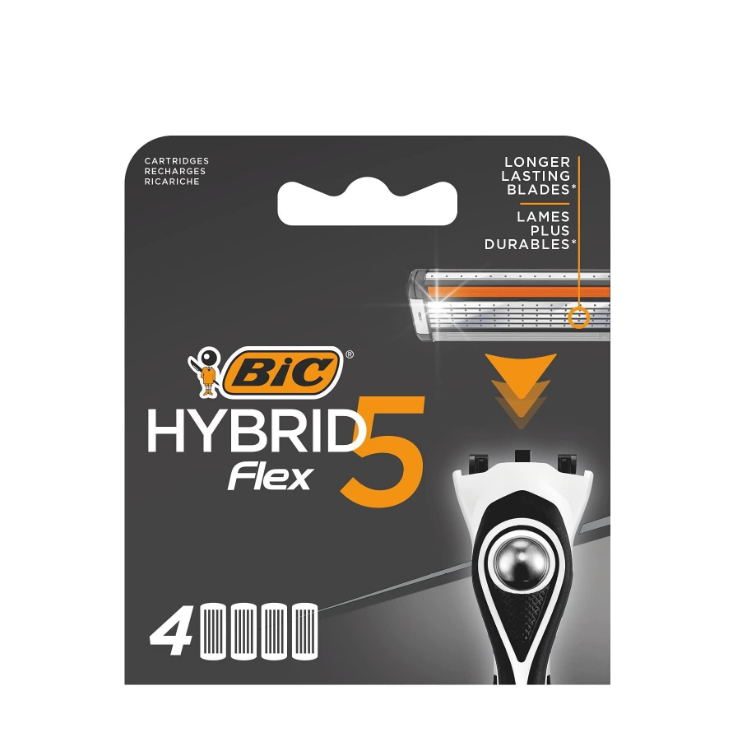 Recambio de maquinilla de afeitar Hybrid5 Flex 4uds Recambio de maquinilla de afeitar Hybrid5 Flex 4uds