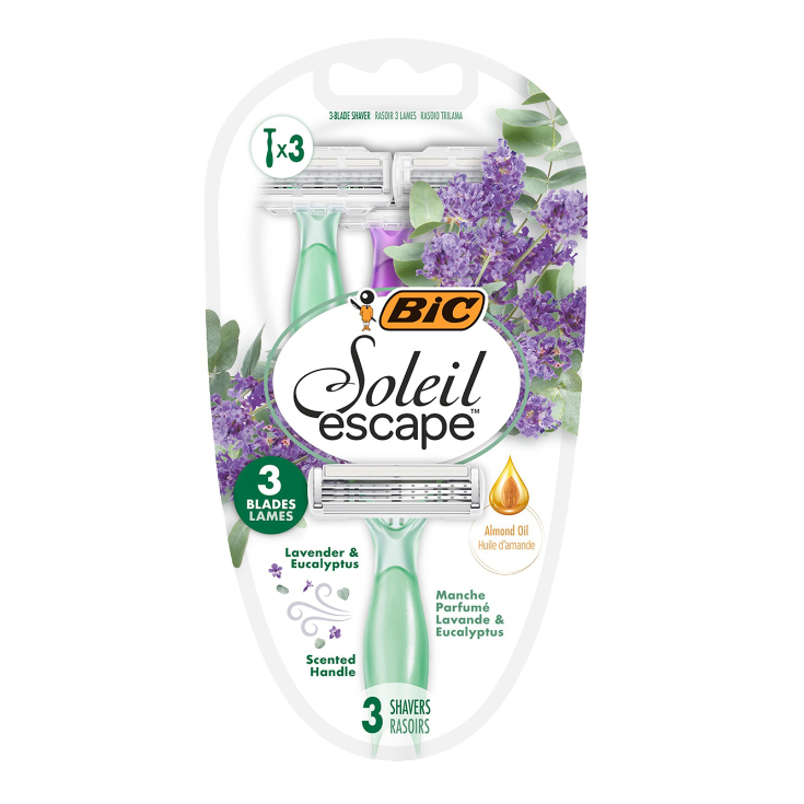Maquinilla depilatoria desechable bic soleil scape