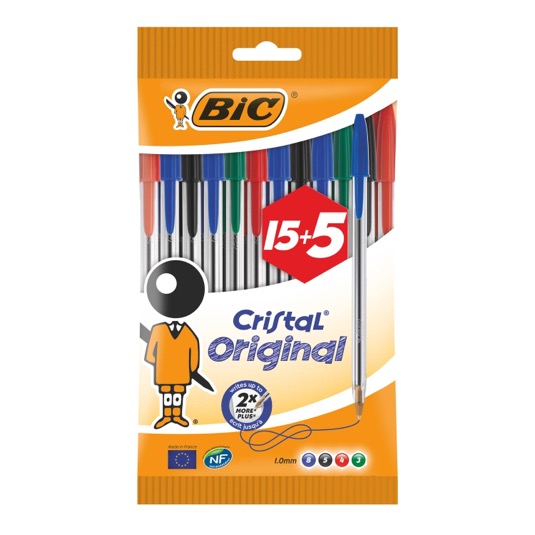 Bolígrafos Cristal Original Bic - 4 colores