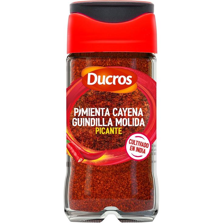 Pimienta cayena guindilla molida picante en frasco 38 g