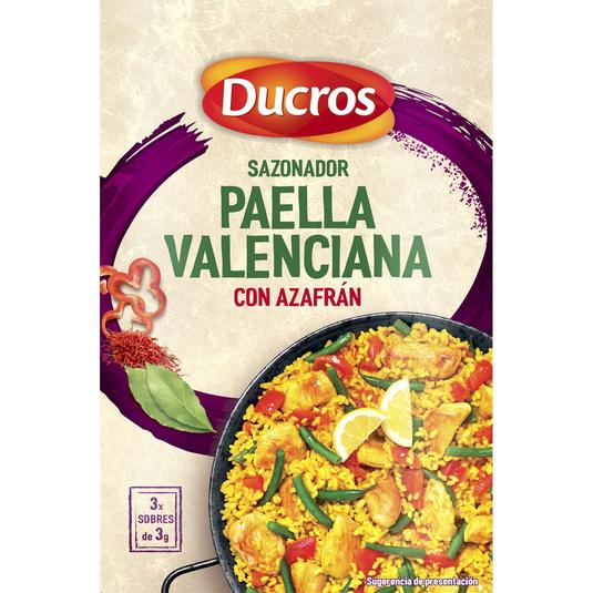 Sazonador paella valenciana de azafrán, pimentón y laurel