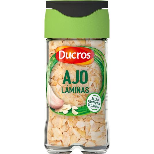 Ajo en láminas en frasco de 22g