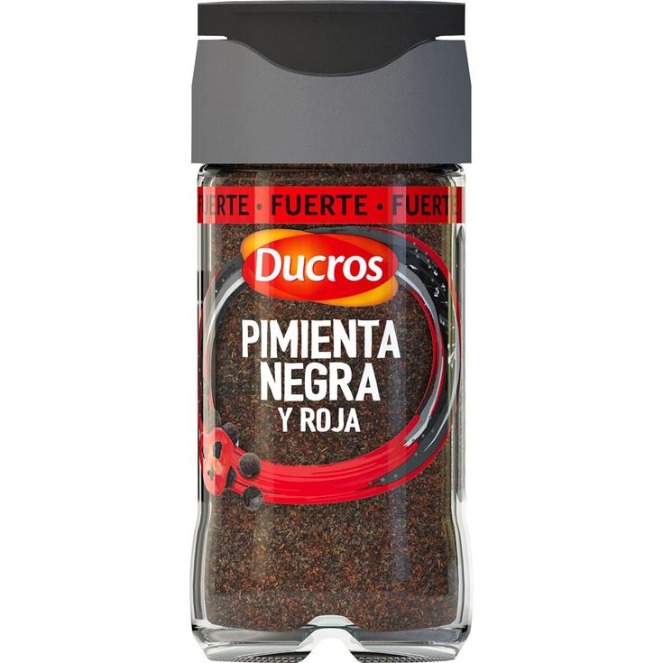 Pimienta negra y roja en frasco de 45g