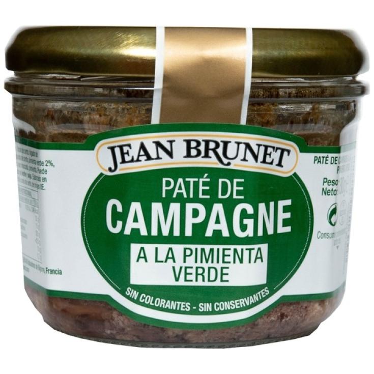 Paté de Campagne a la Pimienta Verde Jean Brunet - 180g