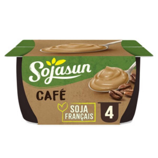 Postre de soja sabor café - 4x100g