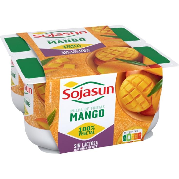 Postre vegetal soja con mango - Sojasun - 4x100g