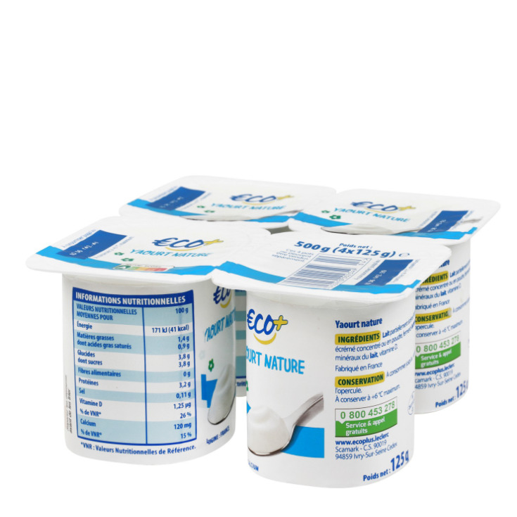 Yogur Natural 4x125g Yogur Natural 4x125g