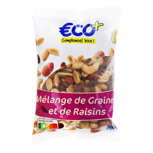 Mescla de fruita seca i passes €CO+ - 200g