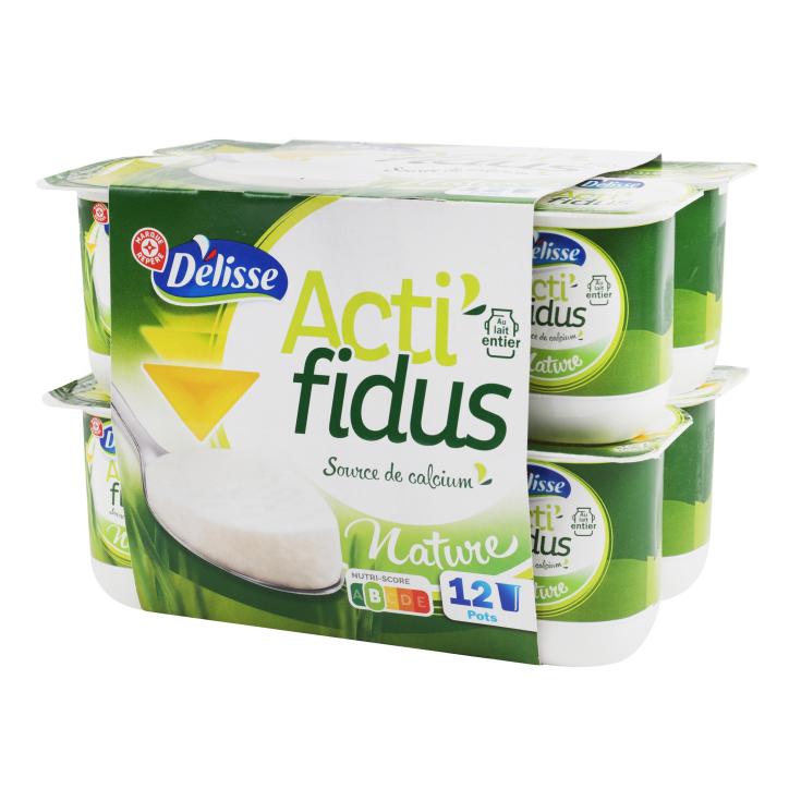 Yogur Actifidus Natural Marca Guia - 12x125g