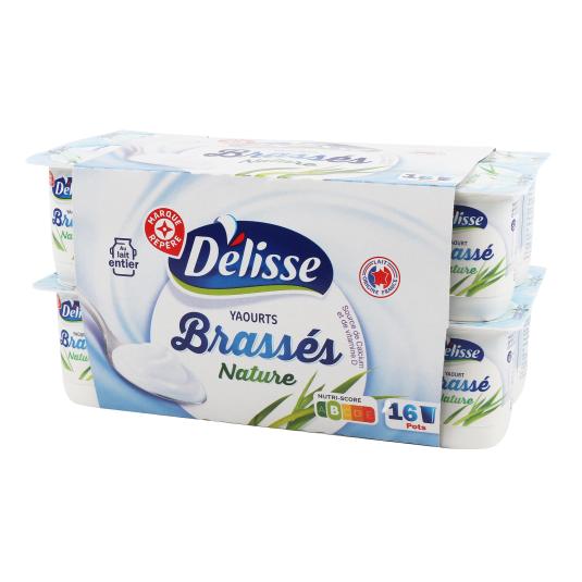 Yogur natural batido Délisse - 16x125g