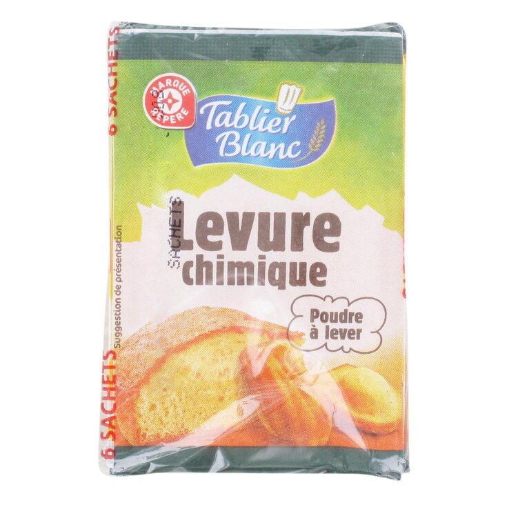 Levadura Química Tablier Blanc - 6x11g Levadura Química Tablier Blanc - 6x11g