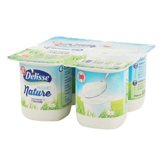 Yogur Natural Délisse - 4x125g