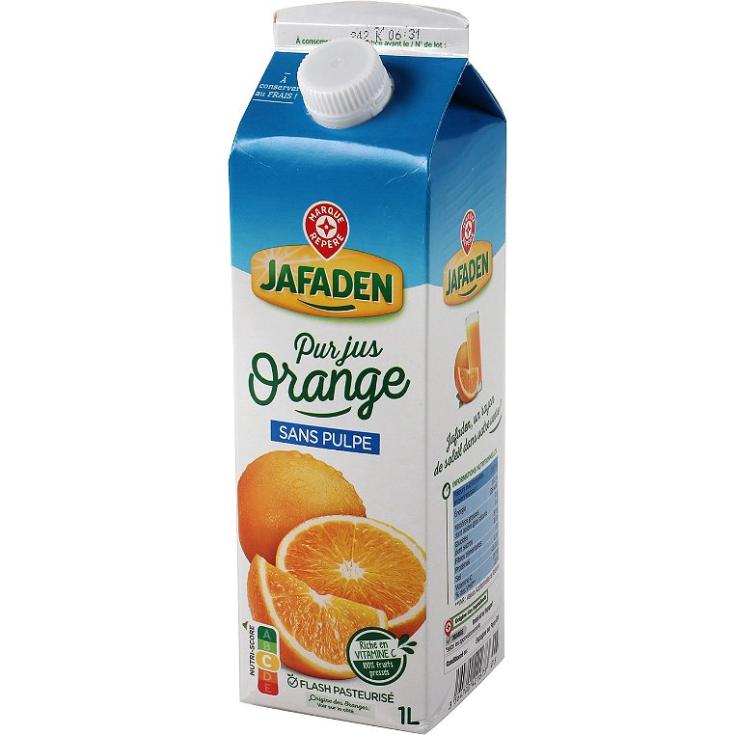 Zumo de naranja sin pulpa Jafaden - 1l