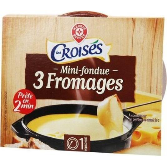 Mini Fondue De Tres Quesos Les Croisés - 150g