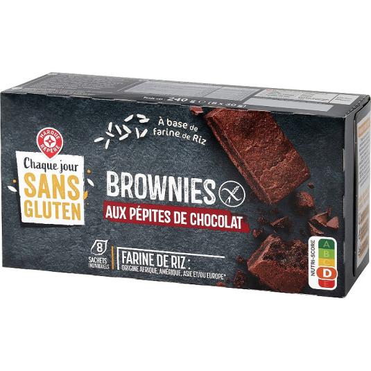 Mini Brownies C/Pepitas Choco Chaque Jour Sans Gluten - 240g