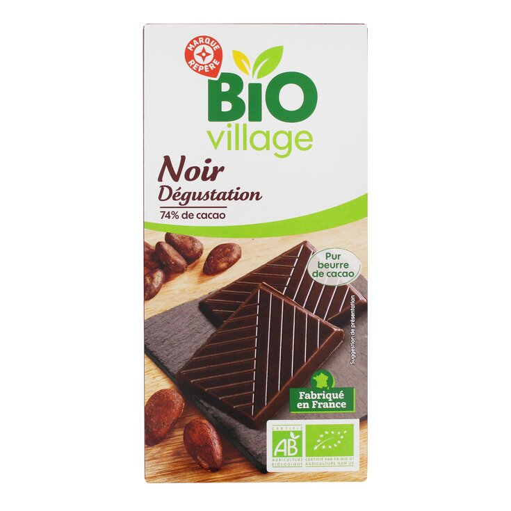 Chocolate Negro 74% Bio Village - 100g