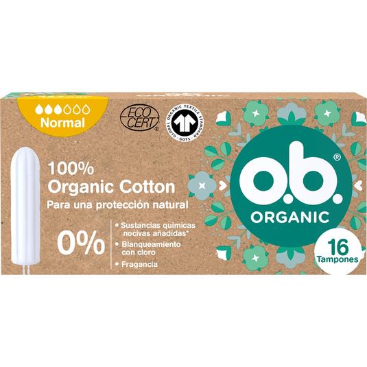 Organic Cotton tampones normal