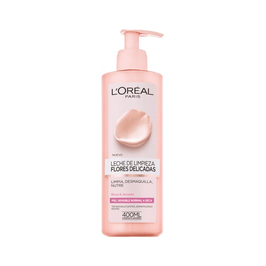 Leche de limpieza flores delicadas - 400ml