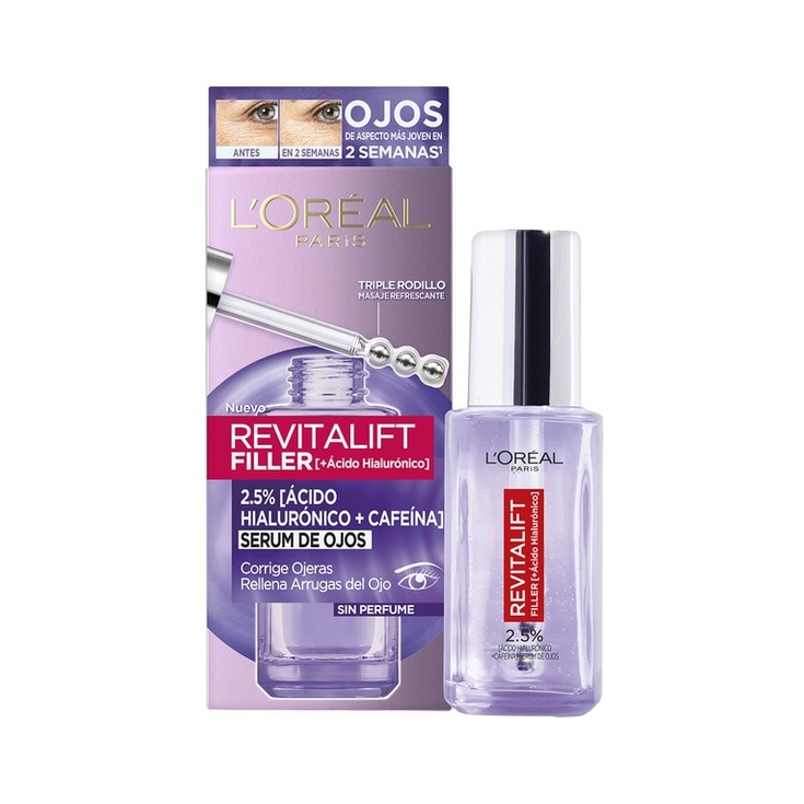 Revitalift Filler sérum de ojos con ácido hialurónico 