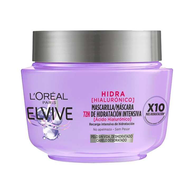 Hidra Hialurónico mascarilla de pelo 72 h para pelo seco Hidra Hialurónico mascarilla de pelo 72 h para pelo seco