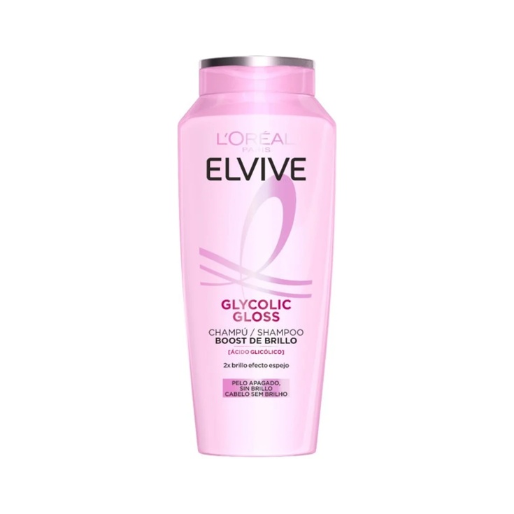Champú brillo glicólico elvive 700 ml