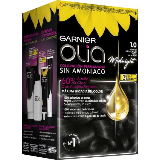 Tinte Negro Ebano Nº1.0 Olia - Garnier - 1 ud
