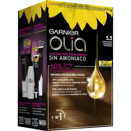 Tinte Capuccino Castaño Dorado Nº5.3 Olia - Garnier - 1 ud
