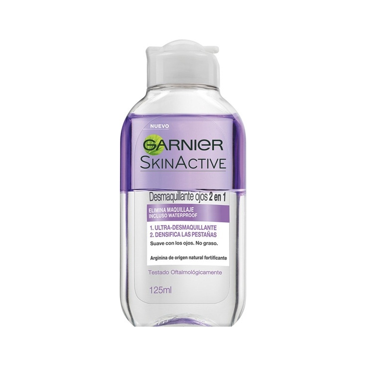 Skin Active desmaquillante waterproof de ojos 2 en 1 suave 