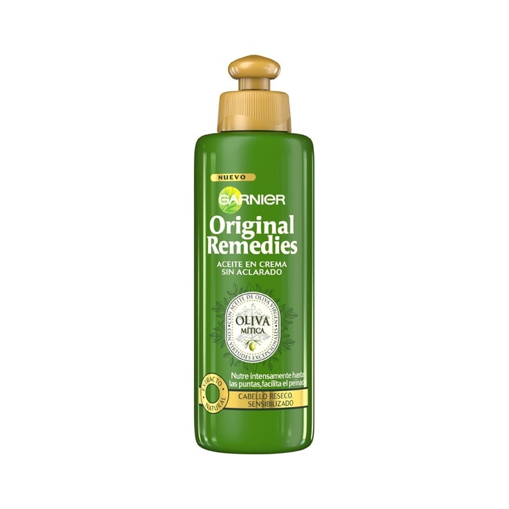 Aceite en crema sin aclarado oliva mítica para cabello seco Aceite en crema sin aclarado oliva mítica para cabello seco