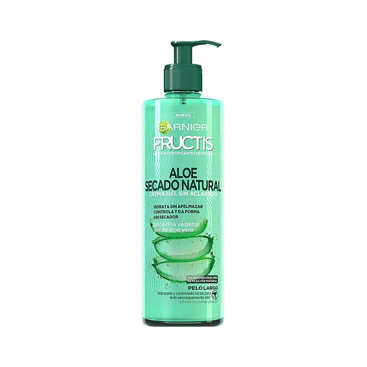 FRUCTIS ALOE SECADO NATURAL crema gel sin aclarado