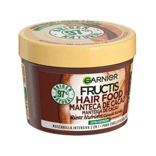 Fructis Mascarilla 3 En 1 Manteca De Cacao Rizos Nutridos 