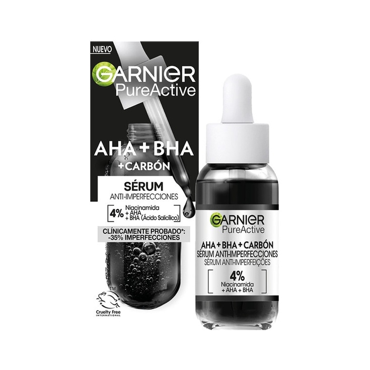 Pure Active sérum facial anti-imperfecciones con AHA + BHA 