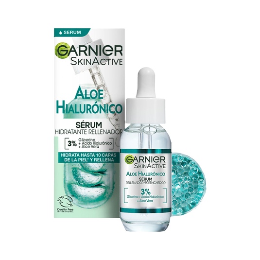 Skin Active sérum hidratante rellenador Aloe Hialurónico