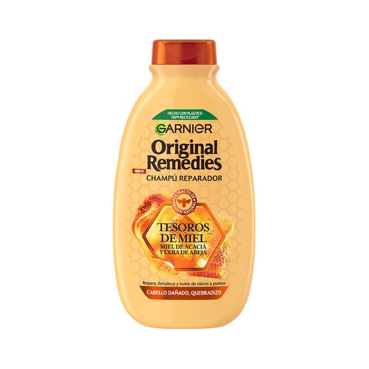 Champú Reparador Tesoros de Miel con miel de acacia 