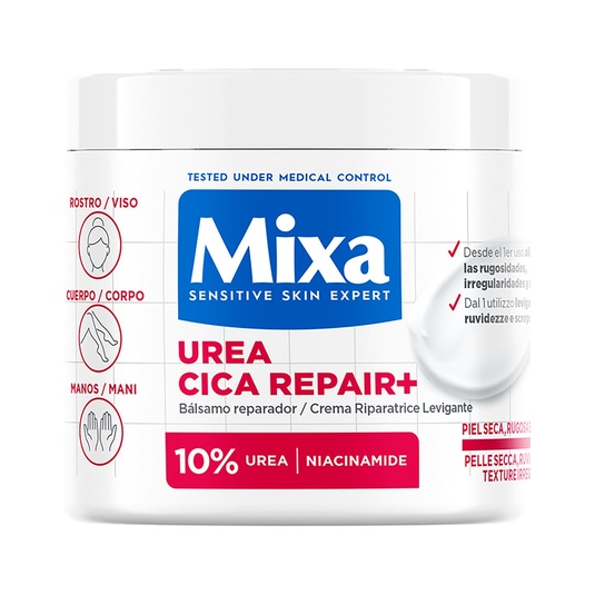 Bálsamo corporal reparador Urea Cica Repair+ con urea