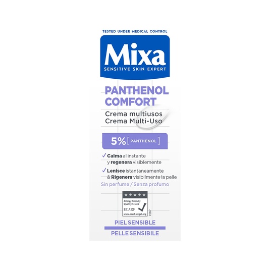 Crema corporal multiusos Panthenol Comfort con panthenol 