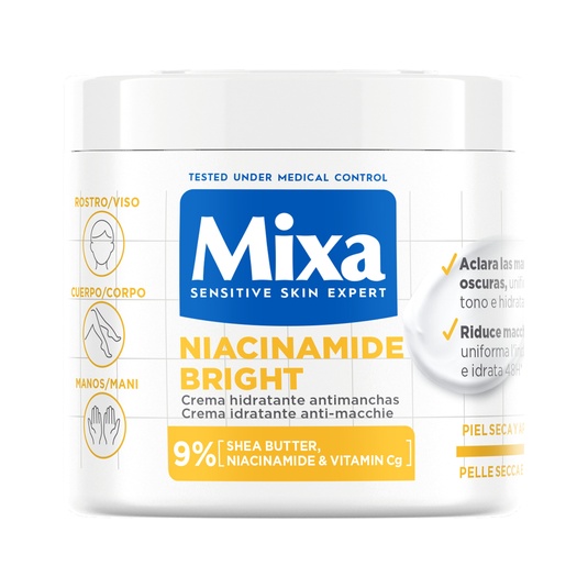 Crema hidratante antimanchas Niacinamide Bright pieles secas